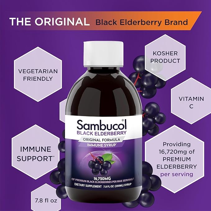 Elderberry Syrup 7.8oz by Sambucol