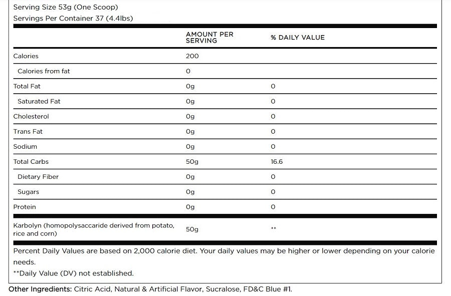 Karbolyn Blue Razz Watermelon 4.4lb by EFX Sports