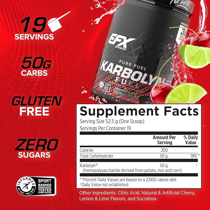 Karbolyn Cherry Limeade 2.2lb by EFX Sports