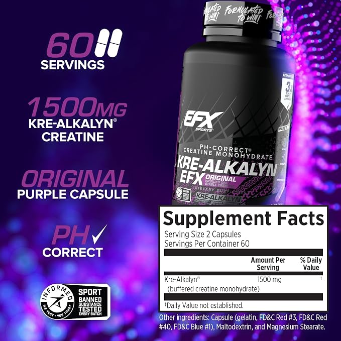 Kre-Alkalyn Capsules by EFX Sports