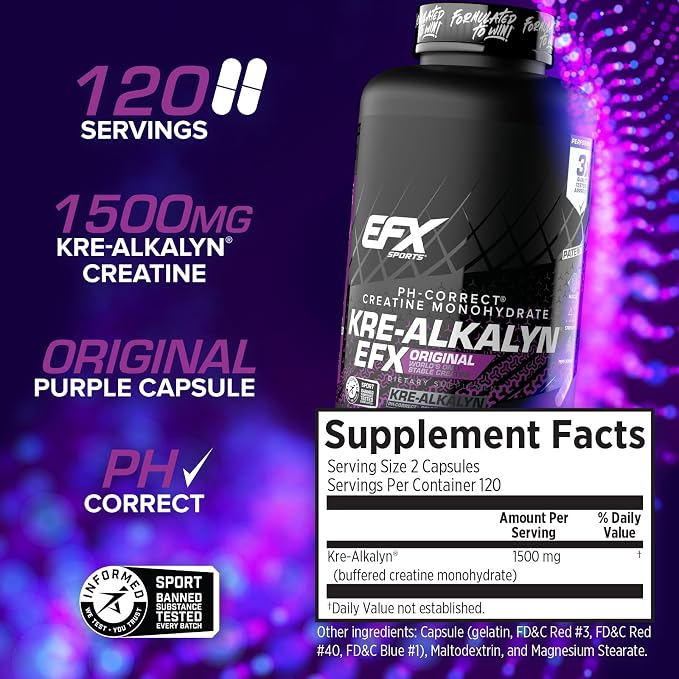 Kre-Alkalyn Capsules by EFX Sports