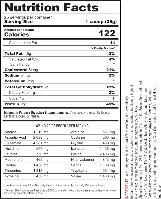 Protizyme Strawberry 2lb by Metabolic Nutrition