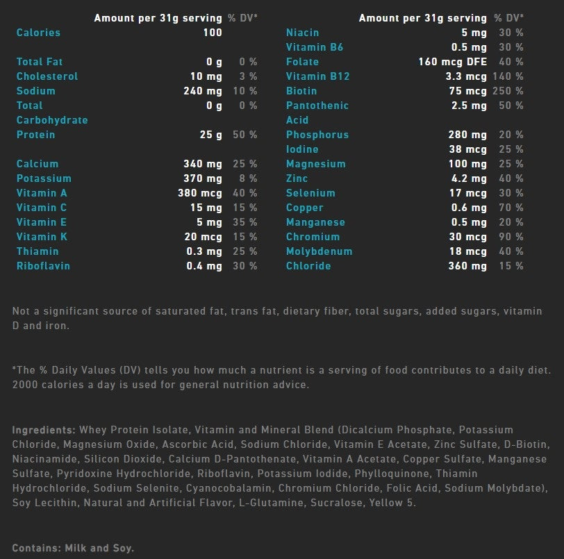 Isopure Banana Cream 3lb by Nature's Best