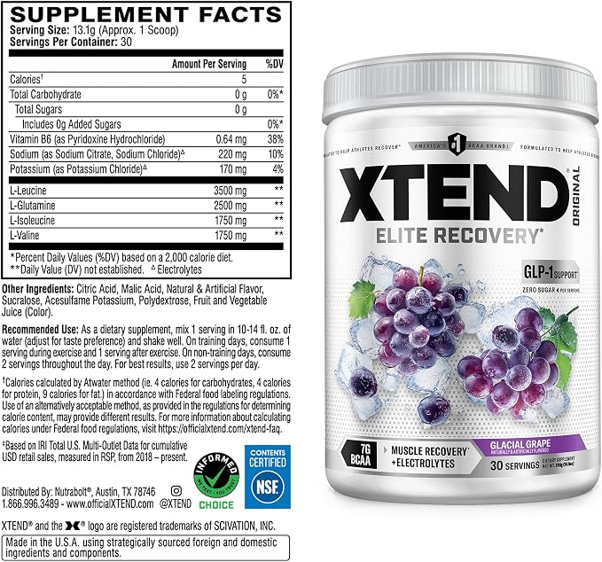 XTEND Original Glacial Grape 30svg by Scivation