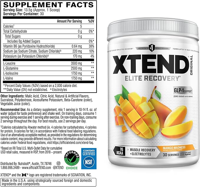 XTEND Original Mango Madness 30svg by Scivation