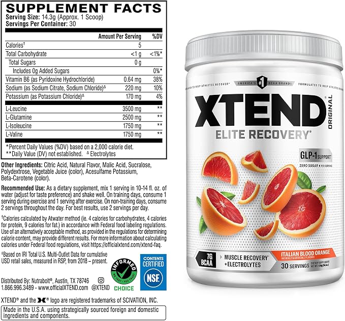XTEND Original Italian Blood Orange 30svg by Scivation