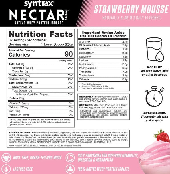 Nectar Strawberry Mousse by Syntrax