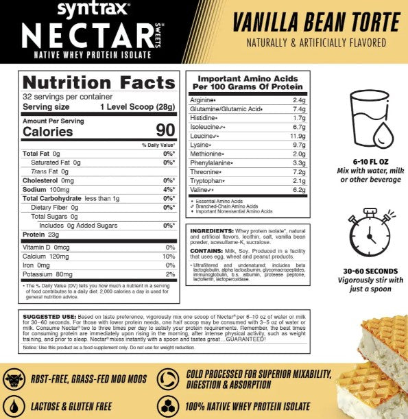 Nectar Vanilla Bean Torte by Syntrax
