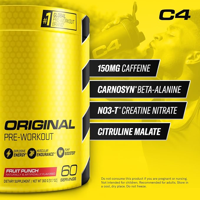 C4 Original Fruit Punch 60svg by Cellucor