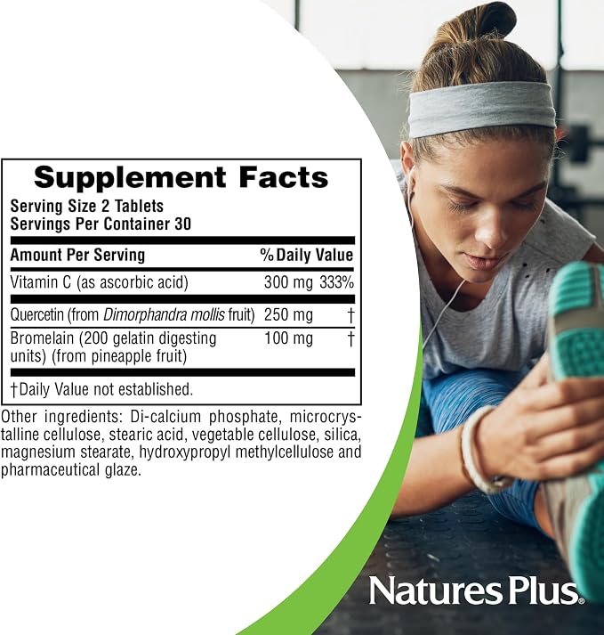 Quercetin Plus 60 Tabs by Nature's Plus