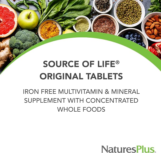 Source of Life Prenatal Multivitamin 180 Tablets by Nature's Plus
