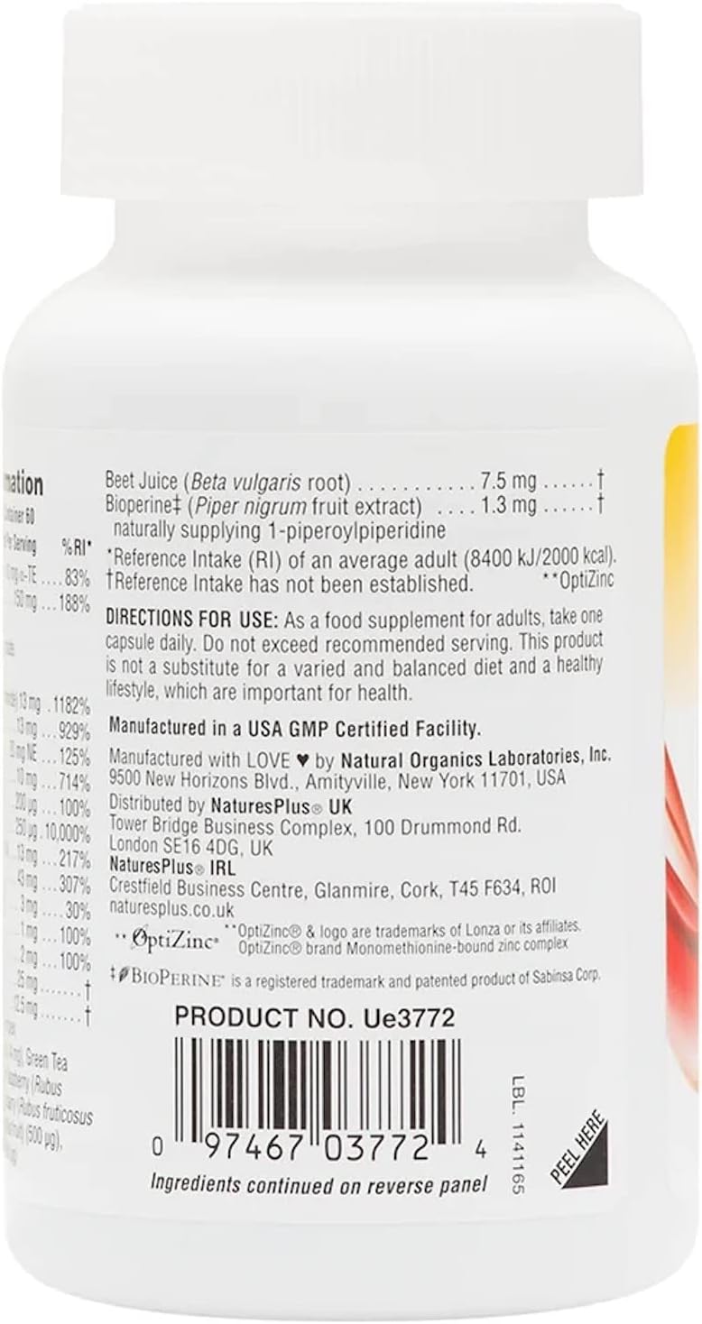 Hema-Plex 60 Veg Capsules by Nature's Plus