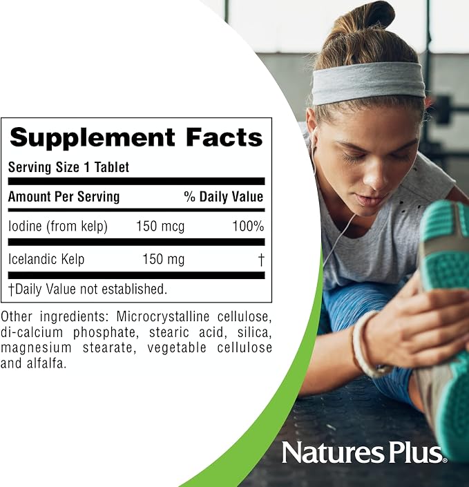 Kelp 150mg 300 Tablets by Nature's Plus
