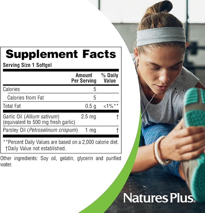 Garlic and Parsley OIl 180sg by NaturesPlus