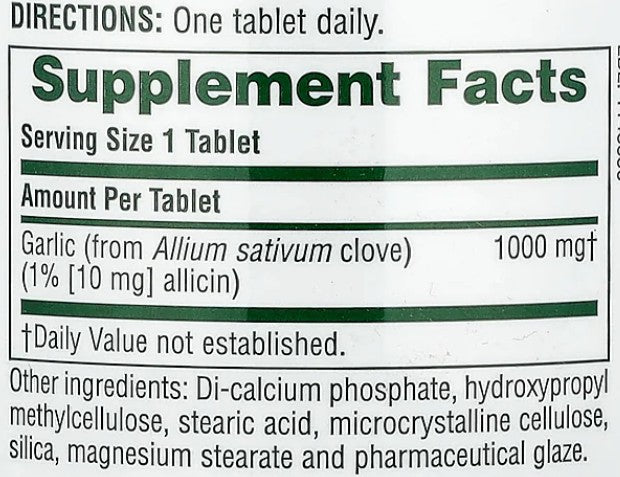 Ultra Garlite 1,000mg 90tabs by NaturesPlus