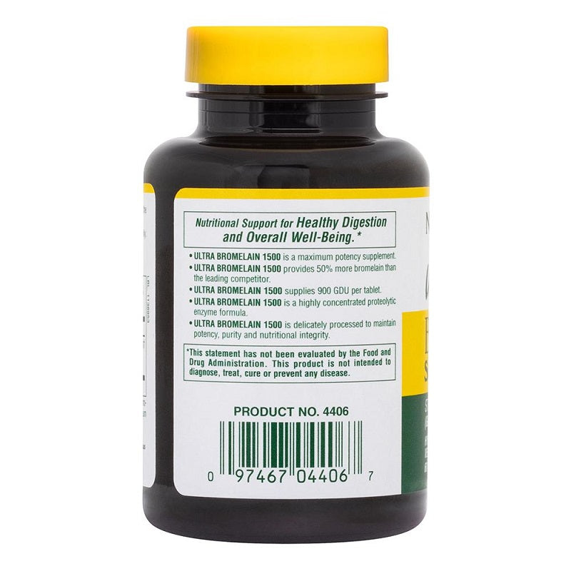 Ultra Bromelain 1,500mg 60tabs by NaturesPlus
