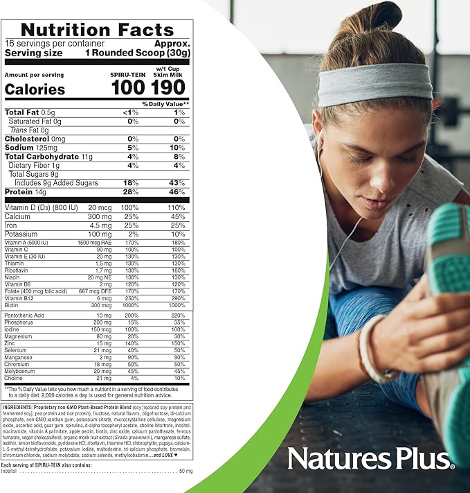 Spiru-Tein Vanilla 1.2lb by Nature's Plus
