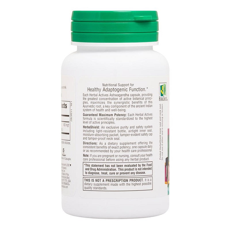 Ashwagandha 450mg 60VegCaps by NaturesPlus