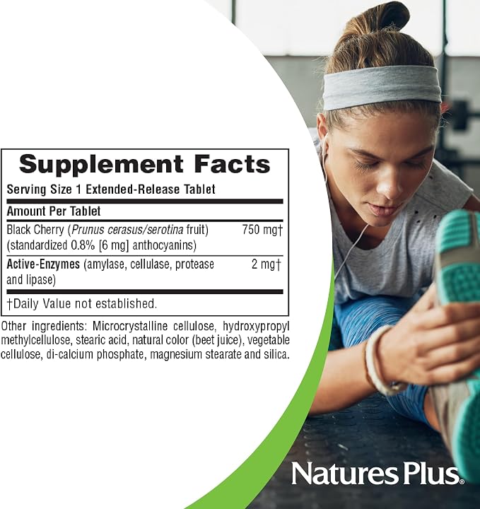 Black Cherry ER 750mg 30tabs by NaturesPlus
