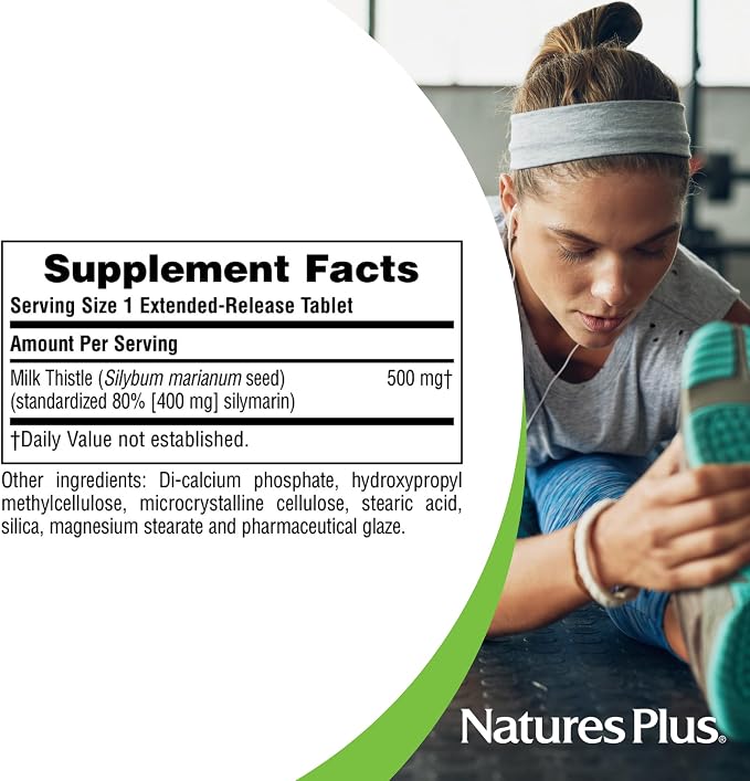 Milk Thistle ER 500mg 30tabs by NaturesPlus