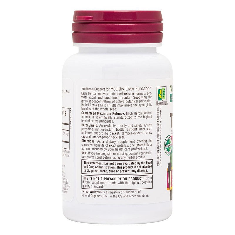 Milk Thistle ER 500mg 30tabs by NaturesPlus