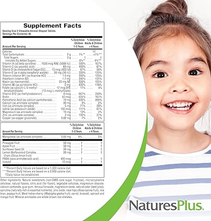 Animal Parade Gold Cherry 120 Chewables by Nature's Plus