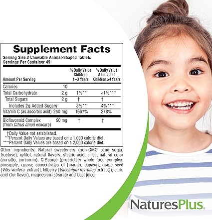 Animal Parade Vitamin C Chewables by NaturesPlus