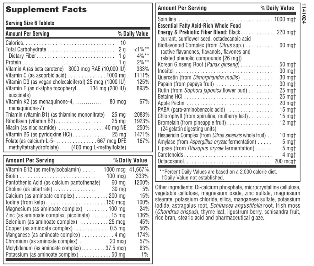 Source of Life Multivitamin No-Iron 90 Mini-Tabs by Nature's Plus