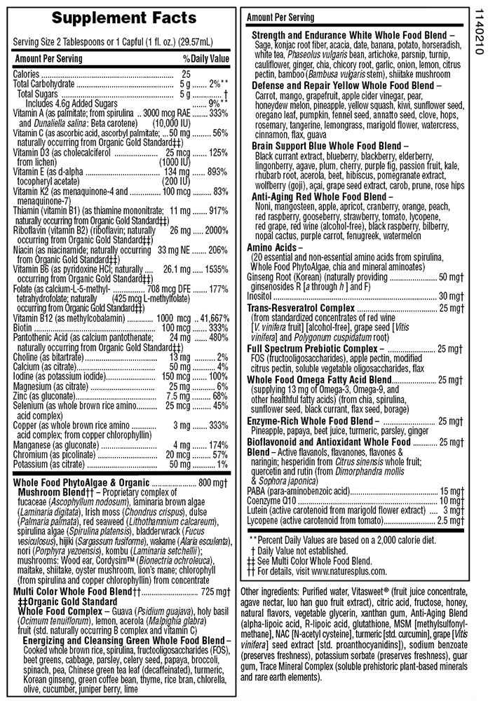 Source of Life Gold Multivitamin Liquid 30oz by NaturesPlus