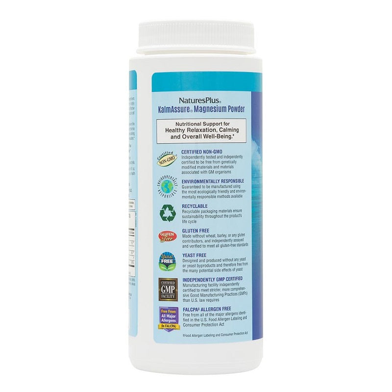 KalmAssure Magnesium Powder Pink Lemonade by NaturesPlus