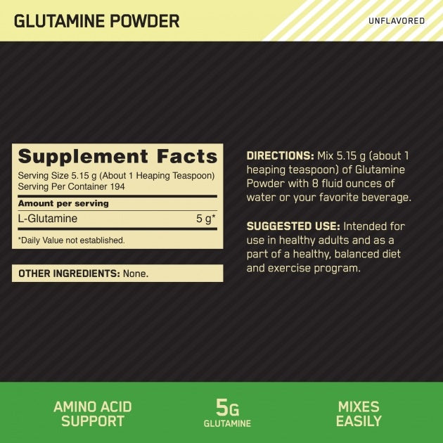 Glutamine Powder 1,000g by Optimum Nutrition