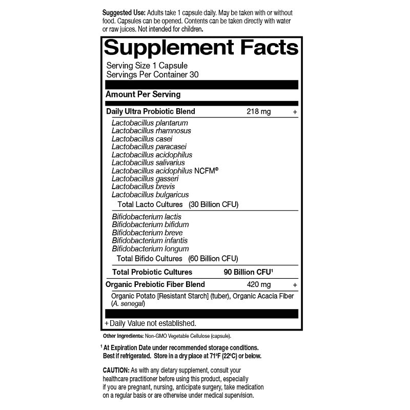 Dr. Formulated Probiotics Once Daily Ultra by Garden of Life