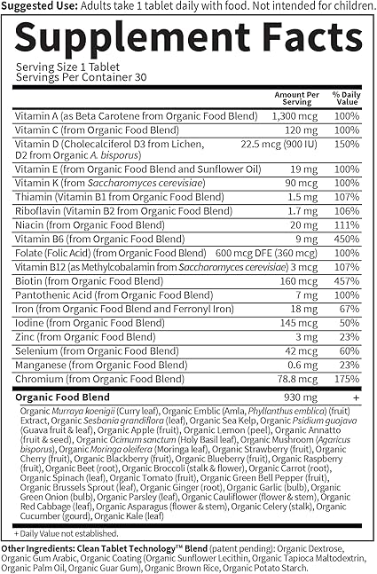 Organics Prenatal Multi Once Daily Tablets by Garden of Life