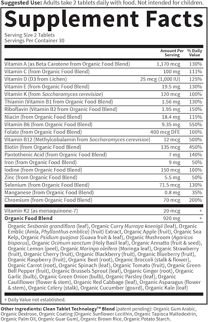 Organics Women's Multi Tablets by Garden of Life