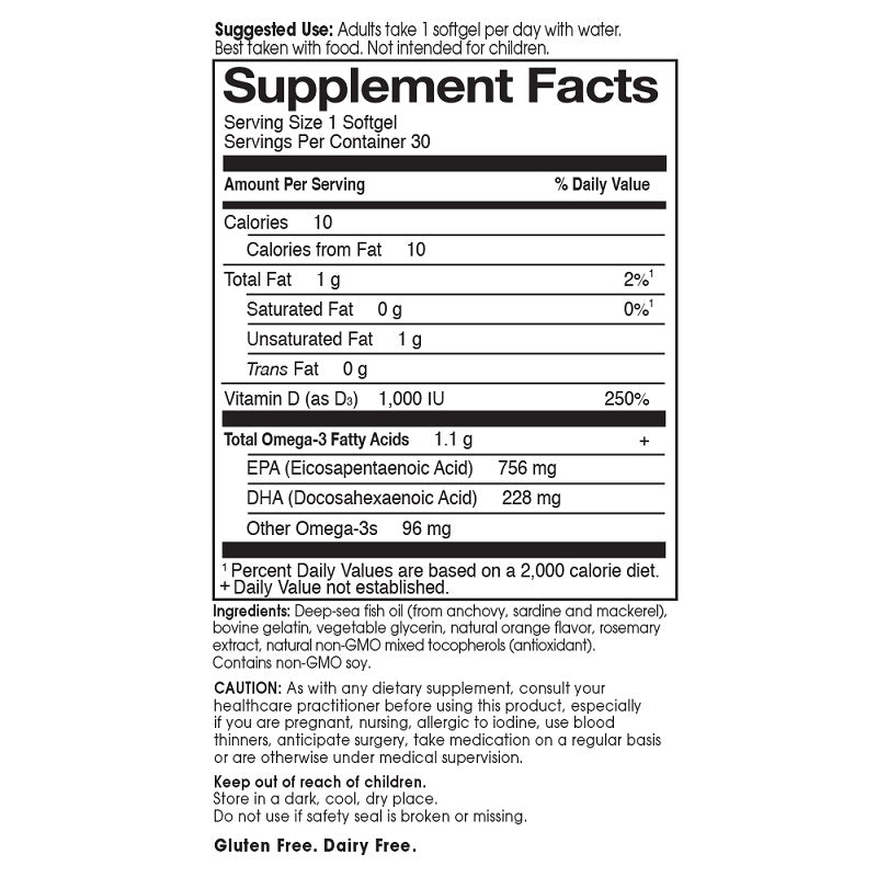 Platinum Omega-3 Softgels by Garden of Life