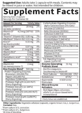 RAW Enzymes Women by Garden of Life