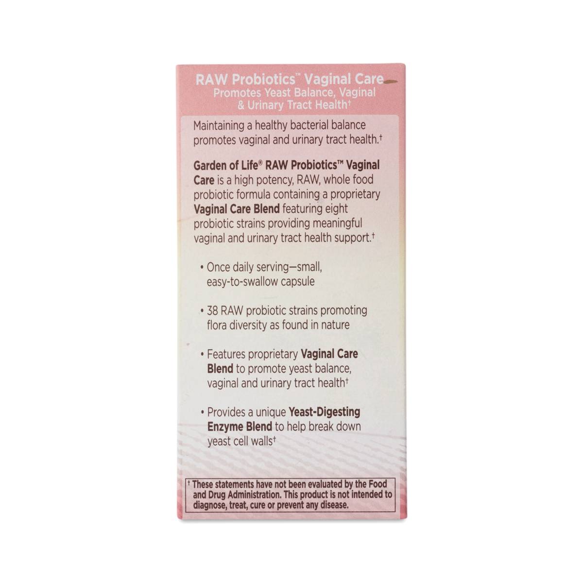 RAW Probiotics Vaginal Care by Garden of Life