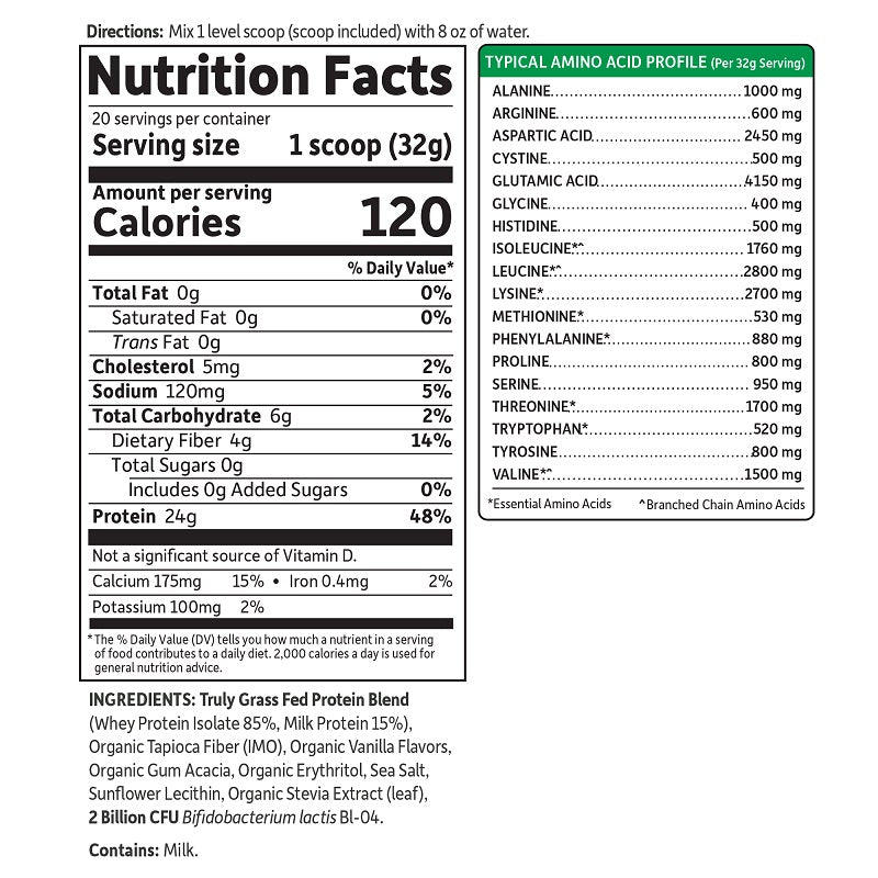 Sport Grass Fed Whey Chocolate by Garden of Life