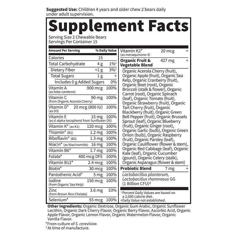 Vitamin Code Kids Multi 30 Chewables by Garden of Life