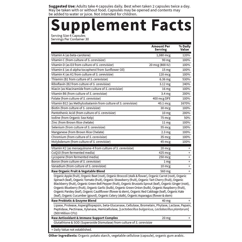 Vitamin Code Men 120VegCaps by Garden of Life