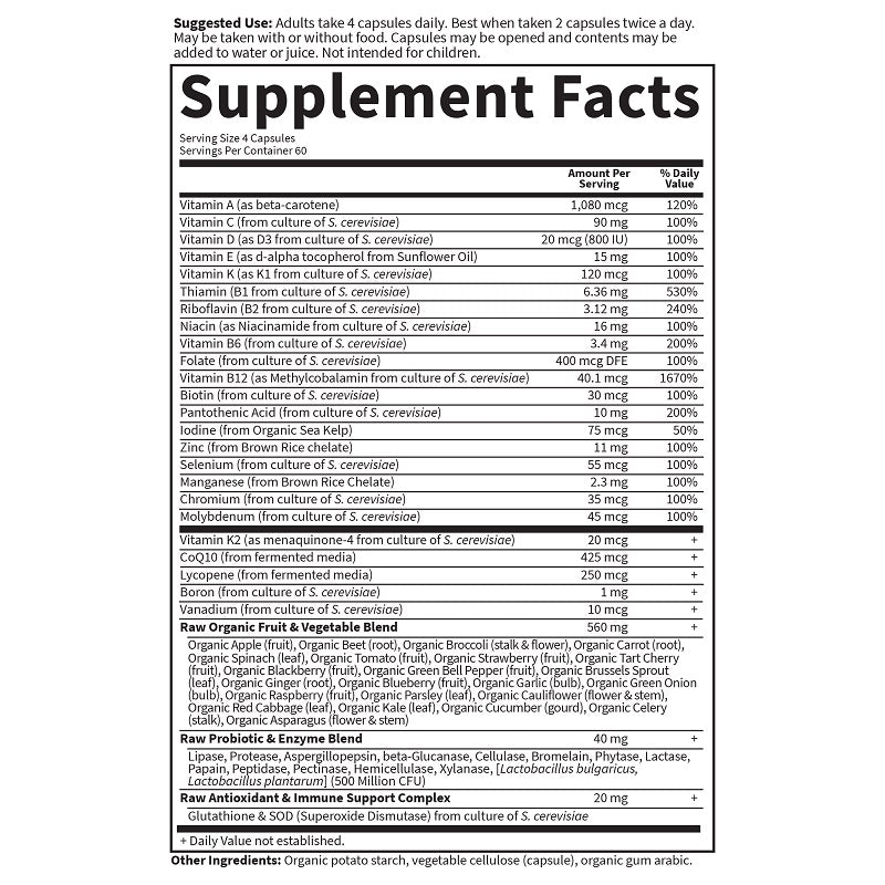 Vitamin Code Men 240VegCaps by Garden of Life
