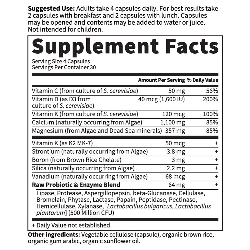 Vitamin Code RAW Calcium 120VegCaps by Garden of Life