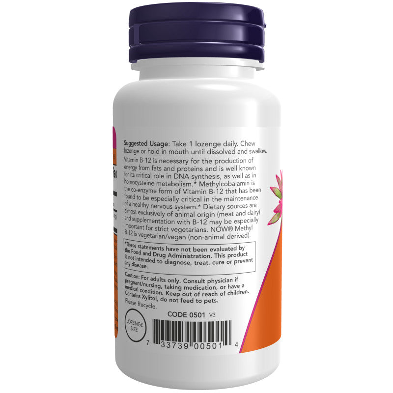 Methyl B-12 10,000mcg 60 Lozenges by Now