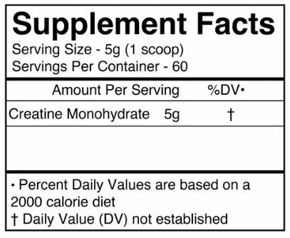 Creatine Raw by BlackMarket