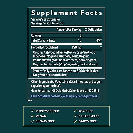 Sleep Thru Liquid Caps by Gaia Herbs