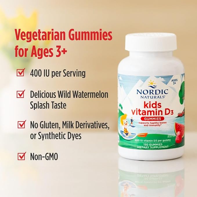 Vitamin D3 60 Gummies Kids by Nordic Naturals