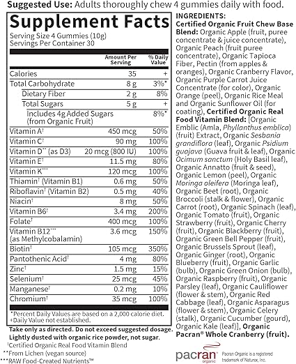 Organics Women's Multi Gummies by Garden of Life