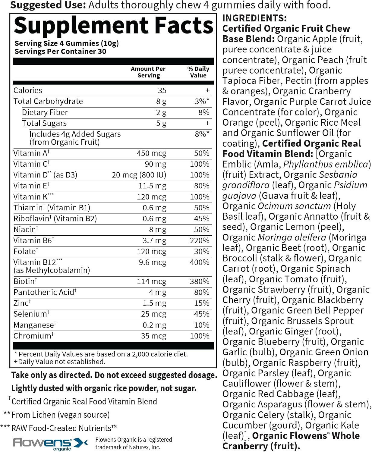 Organics Men's Multi 40+ Gummies by Garden of Life