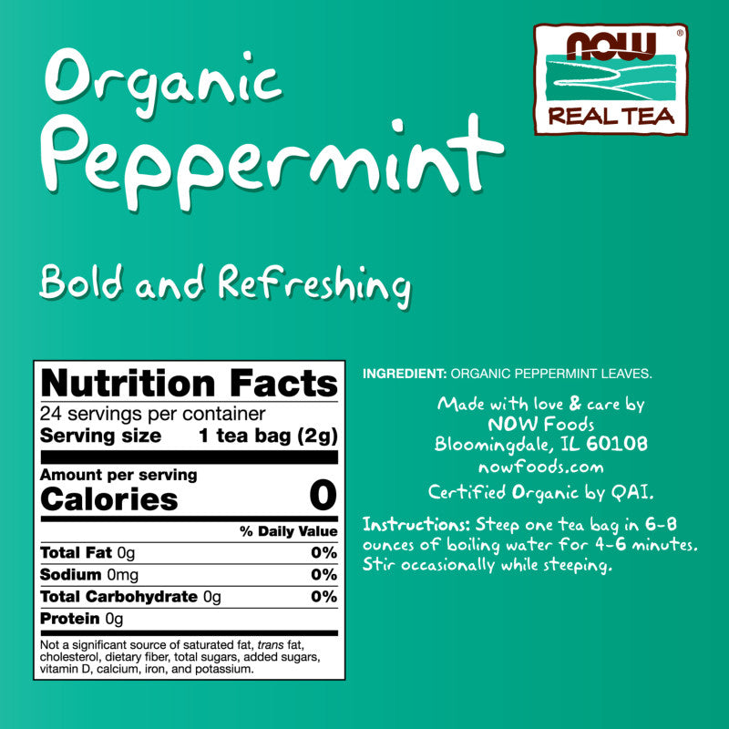 Peppermint Tea Organic by Now