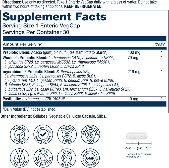Mycrobiome Complete Probiotic Once Daily Women by Solaray